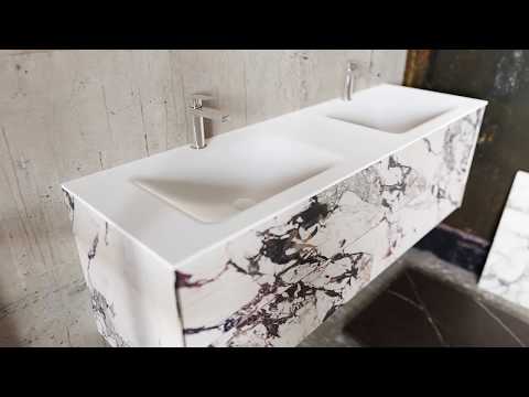 Чорно-біла глянсова плитка керамограніт 600х1200 Marazzi Allmarble Capraia Lux M3A9, видео 2