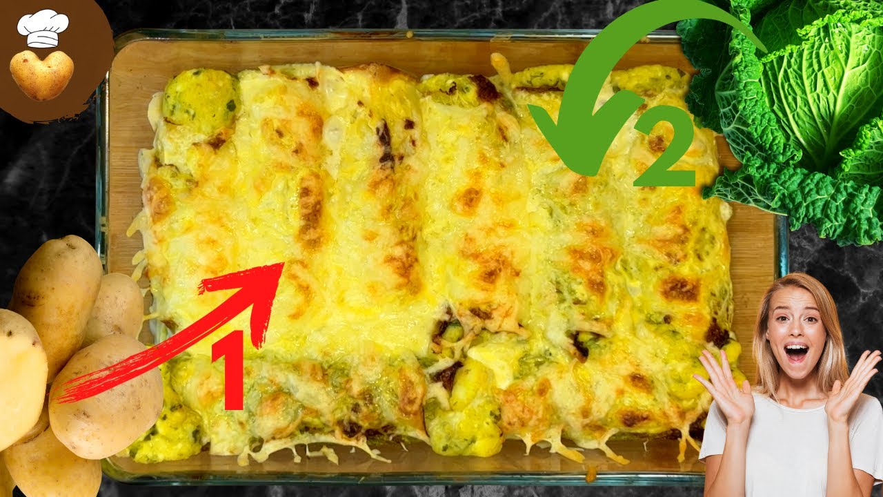 Картофельные рулетики в виде запеканки - СУПЕР ВКУСНО!