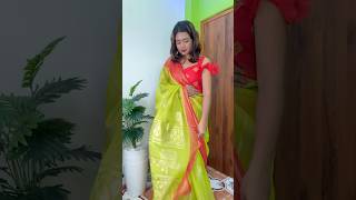 কেমন লাগলো শাড়ি টা? #meeshosaree  #meeshoshop #sareevlog #bengalivlog