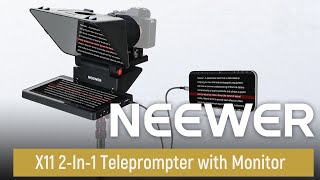Introducing the NEEWER X11 2-In-1 Teleprompter with Monitor screenshot 4