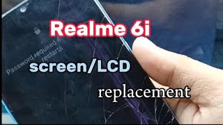 Realme 6i  screen issue, LCD replacement, paano magpalit ng LCD, servicing realme 6i model