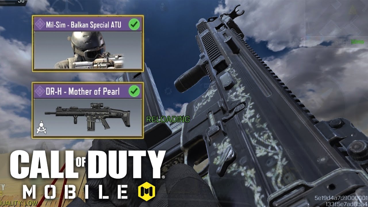 *NEW* Mil-Sim - Balkan Special ATU + DR-H Mother of Pearl Gameplay in COD MOBILE