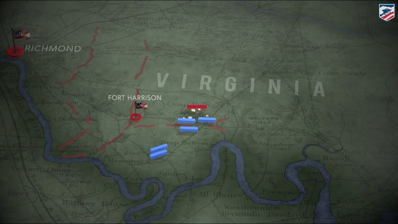 Fort Harrison New Market Heights Richmond Animated Battle Map