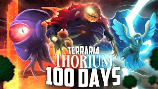 I Spent 100 Days in Terraria THORIUM Mastermode...
