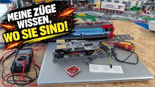 Meine LEGO / Klemmbaustein Züge wissen jetzt, WO sie sind! 🤯 RFID-System im Test