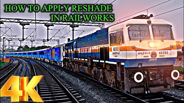 HOW TO APPLY RESHADE IN TRAIN SIMULATOR CLASSIC (RAILWORKS) #railworks #train #trainjourney #trains