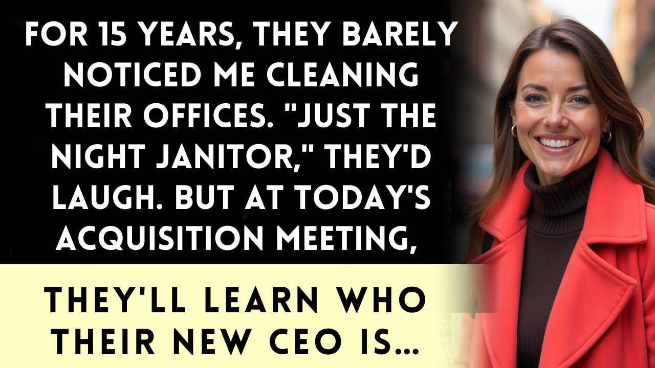 The Company Called Me 'Just a Cleaner' Until They Saw Who Bought Them
