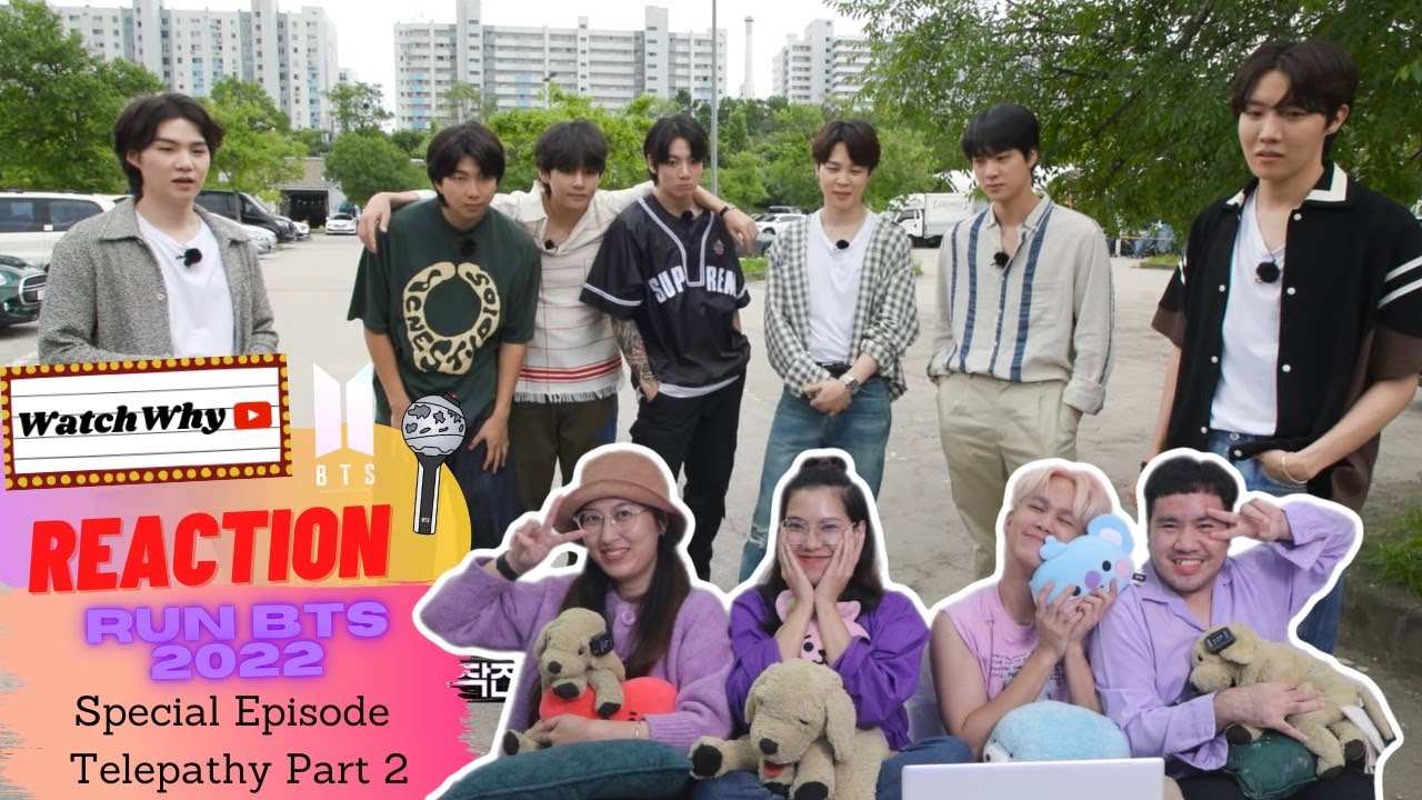วอดวาย Reaction | [BTS] Run BTS! 2022 Special Episode - Telepathy Part 2 💜💯 | Watchwhy