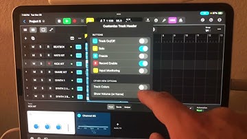 DJ Divine Justice shows how to change the colors of your tracks in logic pro for iPad￼