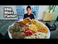 MASSIVE BBQ Meat Platter! | Family BBQ Western Feast Mukbang! | Supporting Local! #WithMe