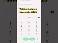 How To Telenor Balance Save Code Telenor Ka Balance Save Kasey Kray Telenor Shorts