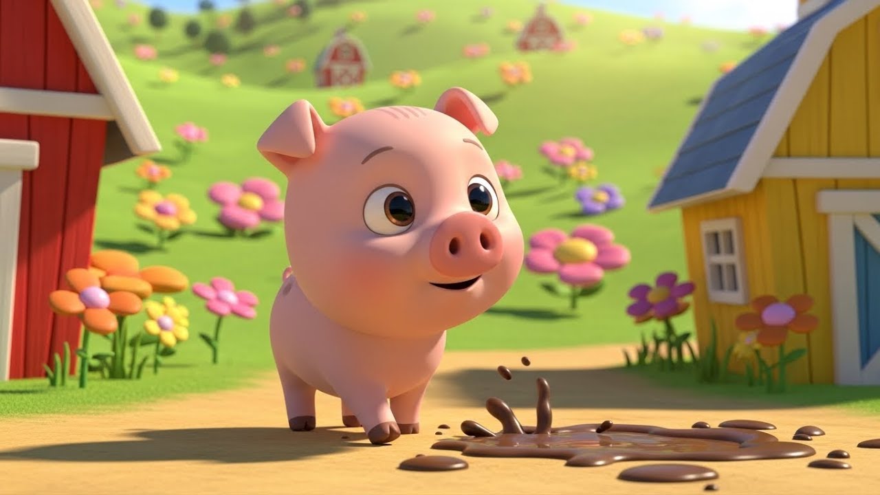 Minecraft Baby Pig Got Stuck in the Mud 🐷 | Kids Songs and Nursery Rhymes