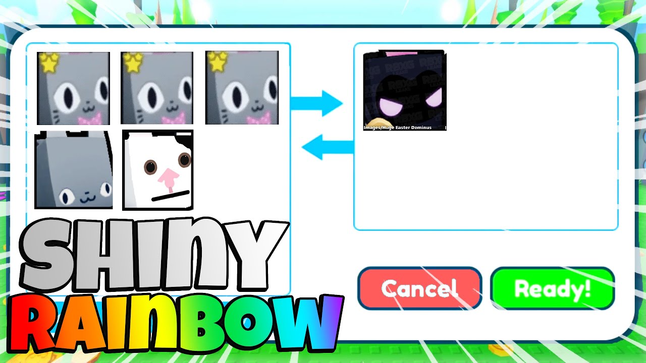 Shiny Huge Easter Dominus ▪️UNTRANSFERRED▪️ Roblox Pet Simulator X +5  BILL💎