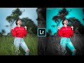 Aqua and black effect Lightroom photo editing tutorial in mobile|| Preset download free||