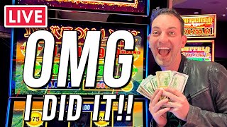 🔴 MY BIGGEST WIN EVER AT THE CA$INO 🥳 Lucky Live RANDOM JACKPOT!