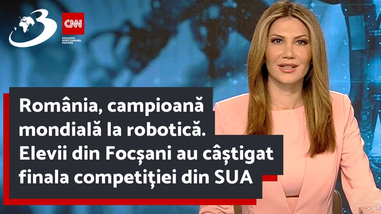 România, campioană mondială la robotică. Elevii din Focșani au câștigat finala competiției din SUA