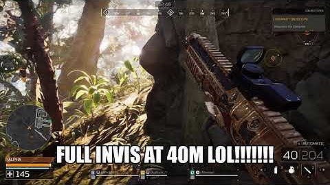 Predator Hunting Grounds: Is Cloak at 40m fully invisible while moving