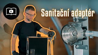 Jak Propláchnout Nápojové Vedení Tlakem Vody Pomocí Sanitačního Adaptéru Lindr