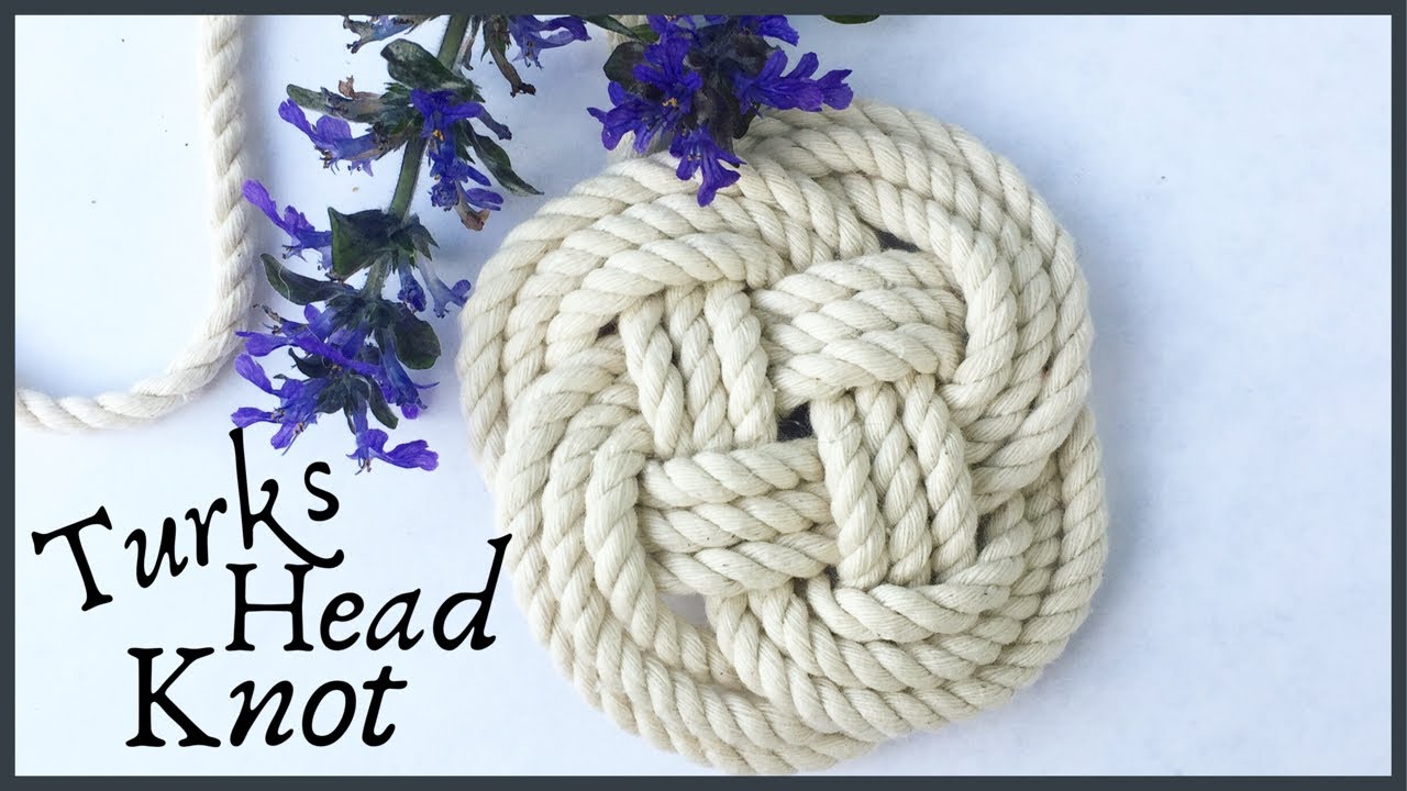 13" Rope Trivet-5 Star Knot