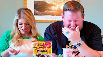 Gagging On Some QUESTIONABLE Japanese Snacks CHALLENGE!