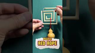 Can You Solve This Red Rope Puzzle in 3 Seconds? #puzzle #iq #iqtest #tutorial #shorts