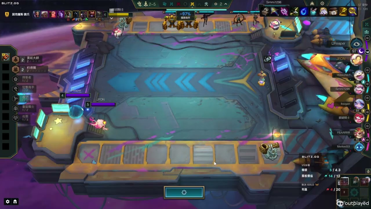 1st 三星蓋倫 輕輕D幾下就3了 巔峰對決發錢隊友三星鏡爪