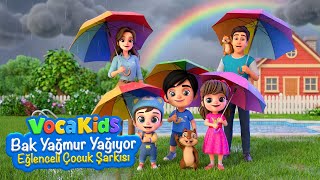 Bak Yağmur Yağıyor | Türkçe, Eğitici ve Eğlenceli Çocuk Şarkıları, Çizgi Film, Okul Öncesi