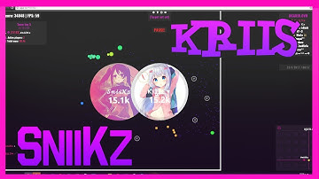Agar.io - SniiKz & Kriiss Europe Server Takeover #24