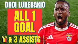 Dodi Lukebakio - ALL 1 GOAL & ASSISTS FOR BENFICA IN 2025/26 | Skills & Highlights