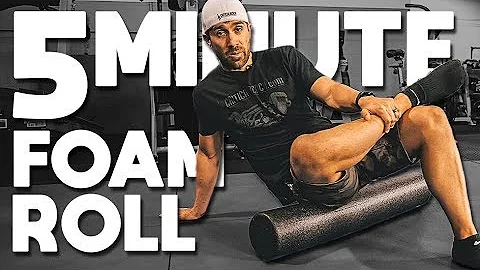 ¿Puedes hacer foam roller en el estómago?