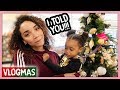 I Won a $100 Bet! Shopping for a Tree | Vlogmas Ep. 1