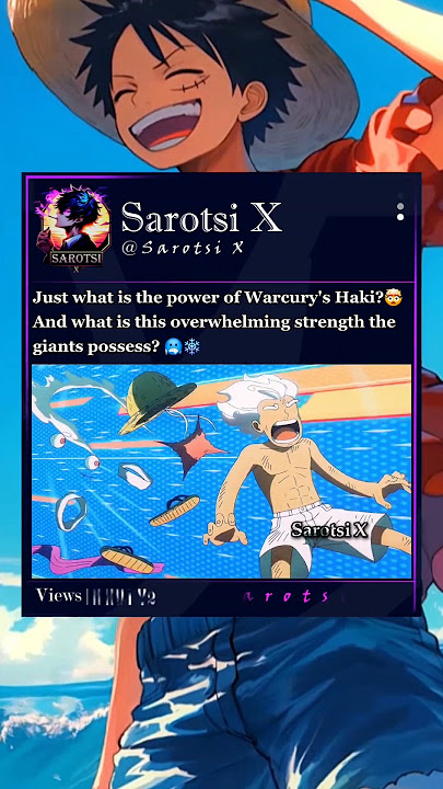 Just what is the power of Warcury's Haki?🤯 #warcury #luffy #gaints #dorry #brogy #onepiece