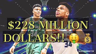 GIANNIS ANTETOKOUNMPO BIGGEST CONTRACT IN NBA HISTORY! (BREAKING DOWN THE NUMBERS)
