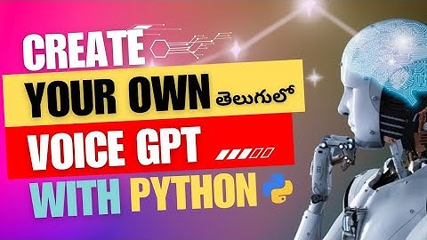 How to make VOICE GPT with python in telugu || Best Trending Project || coding project