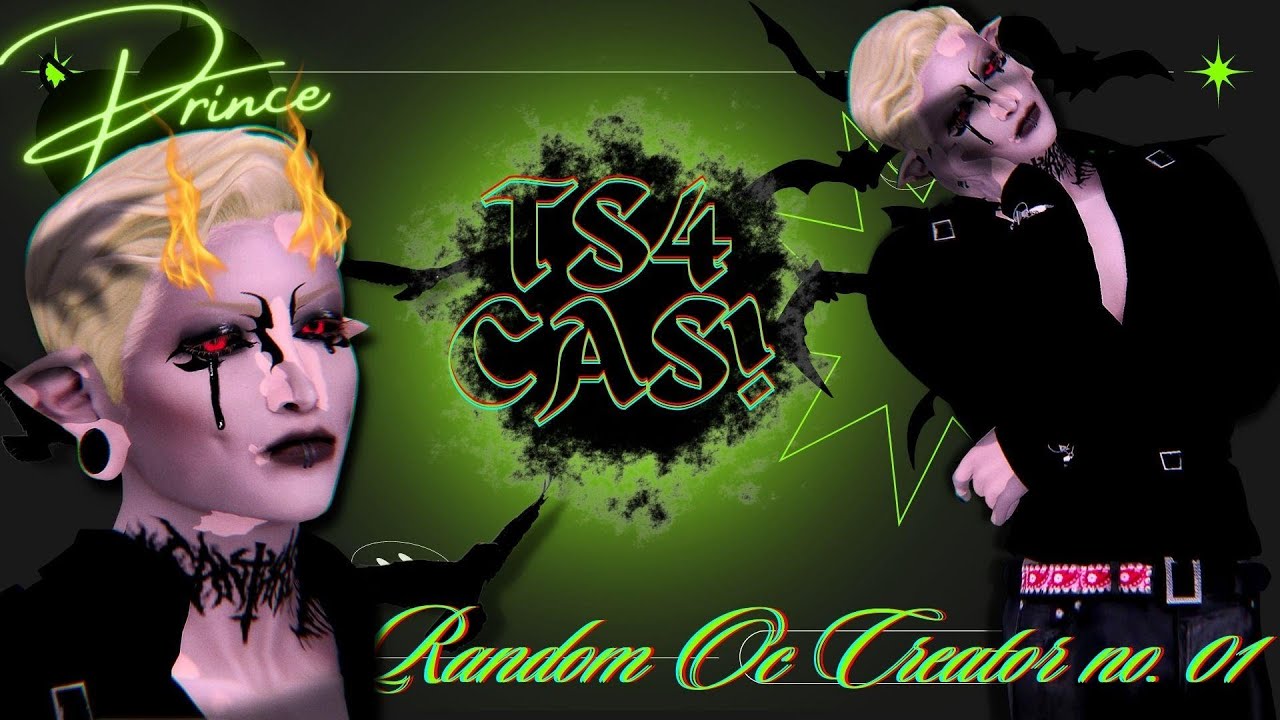 The Sims 4 CAS || Random Sim Generator no. 01 || Succubus Prince Lloyd ...