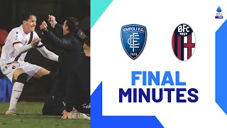 Fabbian's 94th-minute Winner Ignites Bologna Fans | Final Minutes | Empoli-Bologna | Serie A 2023\/24