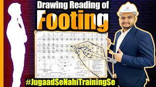 How to Read Foundation Drawing | Footing Drawing Reading | Footing Plan & Section Detailing