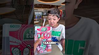 CONVENCEU O PAI A COMPRAR O TIC-TAC GIGANTE, MAS ACABOU NÃO GOSTANDO #shorts