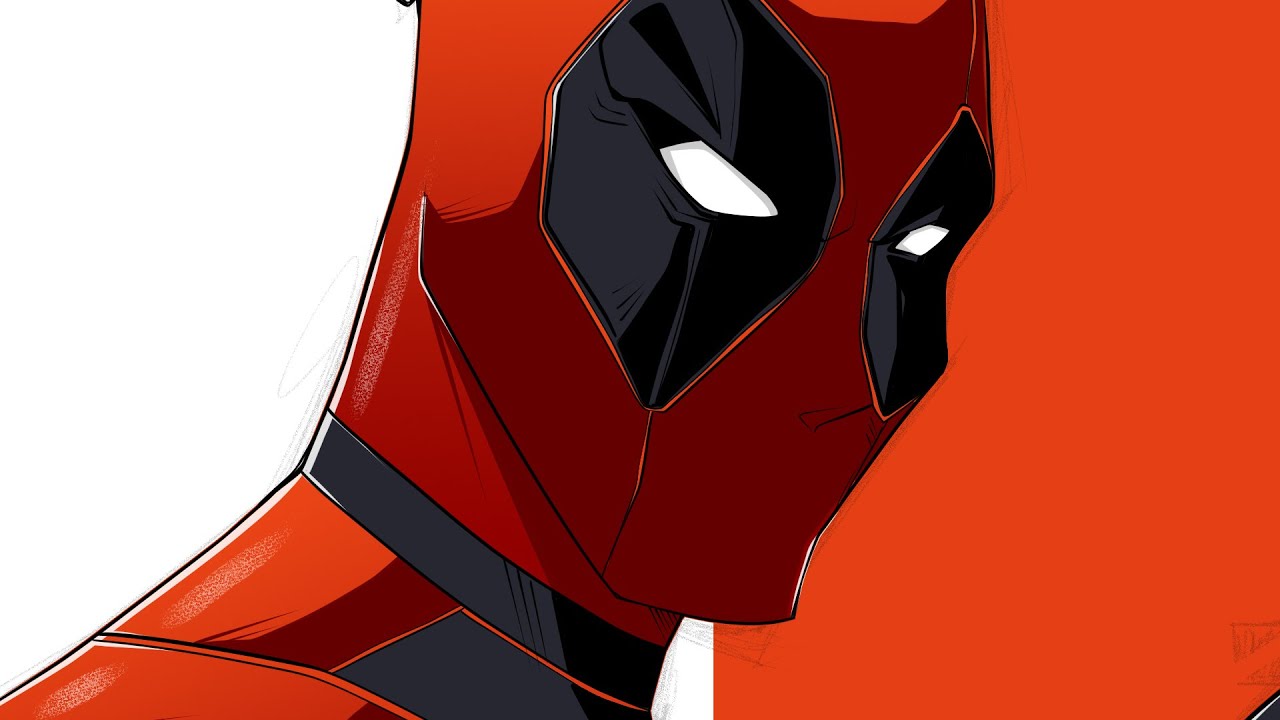Dibujé a Deadpool hace años y NO recordaba esto... ✍️ (Clip Studio Paint)