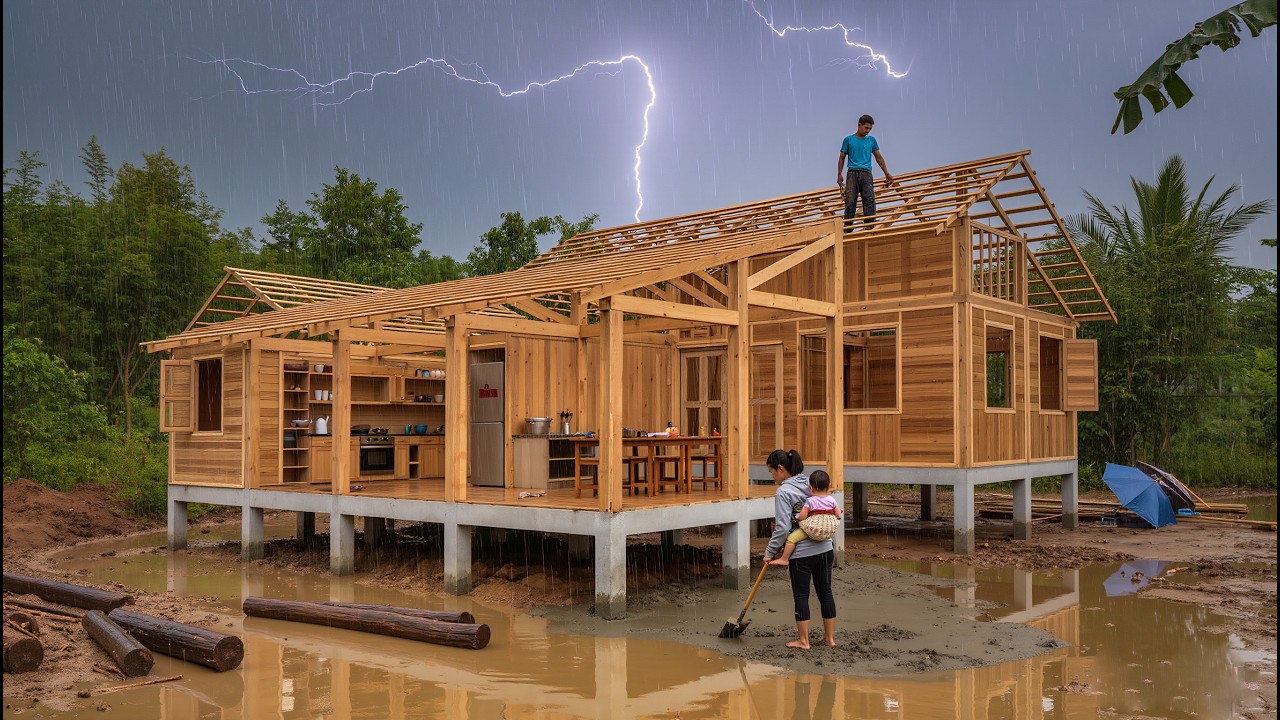 Никто не верил, что молодожены смогут построить дом своей мечты, полностью обеспечивающий себя всем