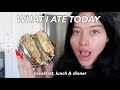 WHAT I ATE &amp; COOKED AT HOME TODAY | Breakfast, Lunch &amp; Dinner