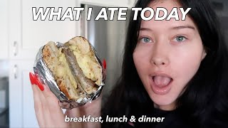 WHAT I ATE &amp; COOKED AT HOME TODAY | Breakfast, Lunch &amp; Dinner