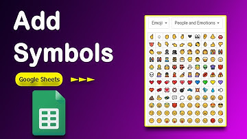 How to add symbols in Google Sheets 2023