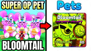 I CRAFTED The Most OVERPOWERED Bloomtail Secret Pet in Tap Simulator (Roblox)