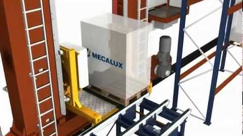 AS/RS Stacker Cranes for Pallets - Combined Cycles - Interlake Mecalux