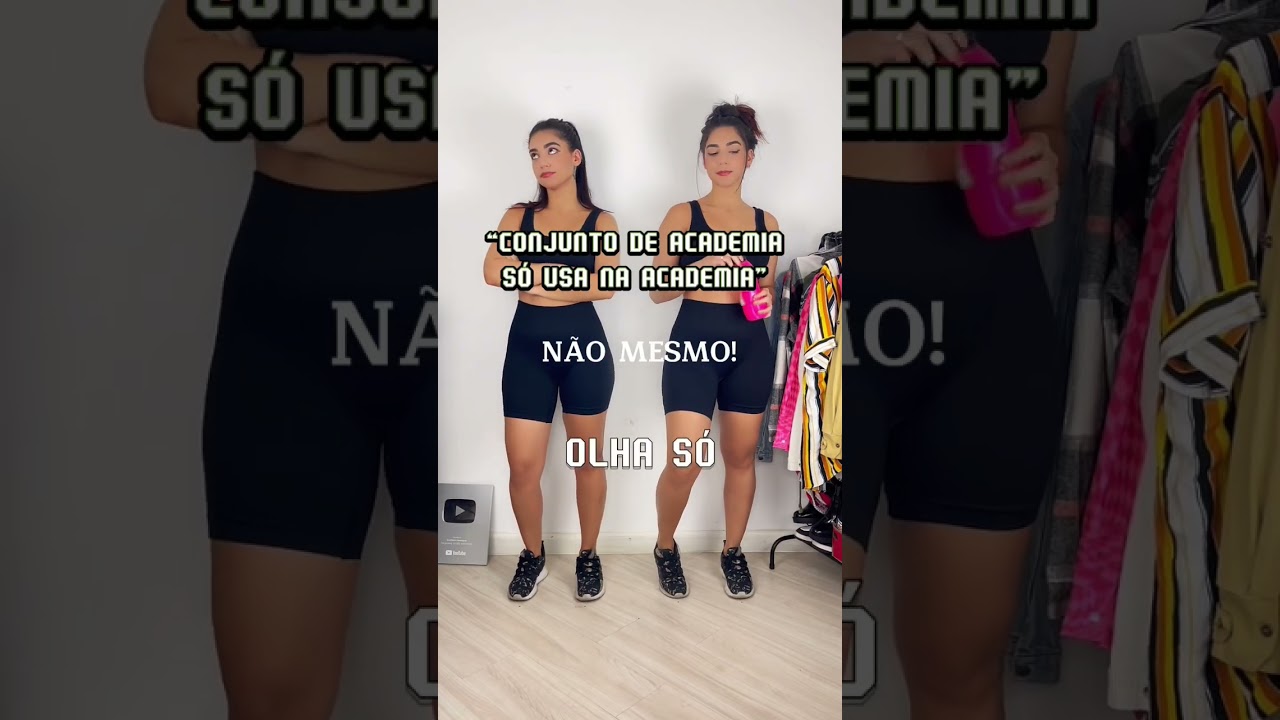 A dica de hoje é, conjunto de academia! Gostaram? 