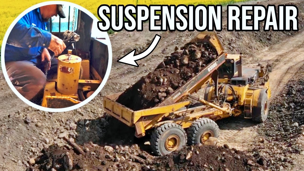 More Excavating & Dump Truck Suspension fixed! Brads Ramblings Vlog