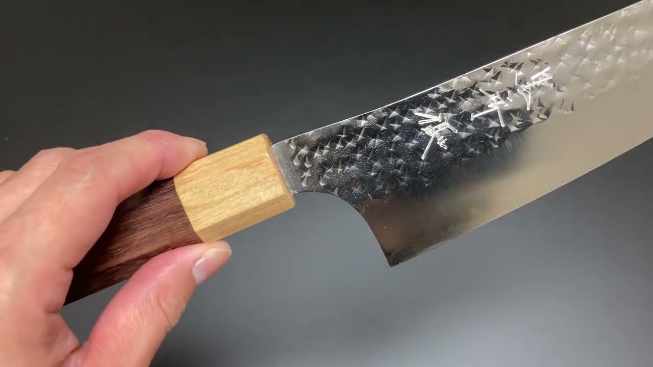 黒﨑優 Yu Kurosaki 閃光 鋭 文化包丁 SG2粉末ハイス鋼 紫檀八角柄