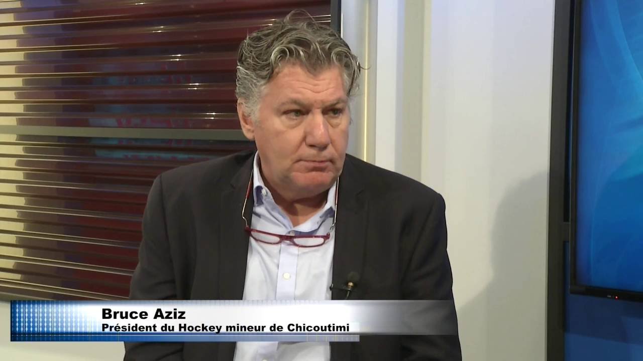 Président du Hockey Mineur de Chicoutimi - Bruce Aziz - YouTube