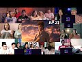 Attack on Titan Season 03 Episode 21 | Reaction Mashup #anime #attackontitan #animereactionmashup